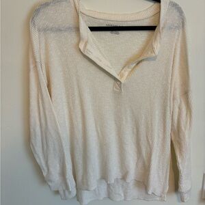 Ribbed long sleeve
